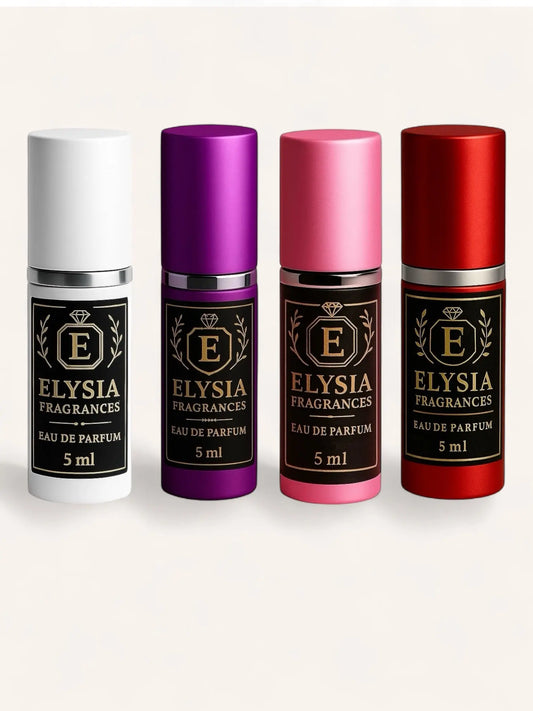 Essentials for Her – 4x 5ml Perfume Set | Elysia Fragrances Elysia Fragrances